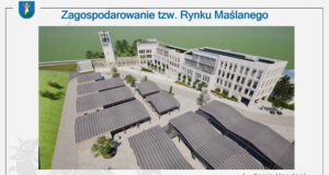 Rewitalizacja Rynku Maślanego w Nowym Sączu - wizualizacja