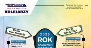 SBP i Pałac Młodzieży zapraszają do zabawy i świętowania 150 lat nowosądeckiej kolei stacja biblioteka, stacja pałac młodzieży - impreza z okazji Roku Sądeckich Kolejarzy