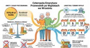 We wrześniu ZUS zacznie wypłatę czternastych emerytur. Pełna kwota dodatkowego świadczenia w 2026 roku to 1978,49 zł brutto