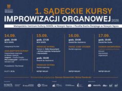 Sądeckie Kursy Improwizacji Organowej - afisz