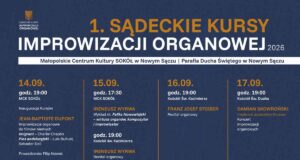 Sądeckie Kursy Improwizacji Organowej - afisz