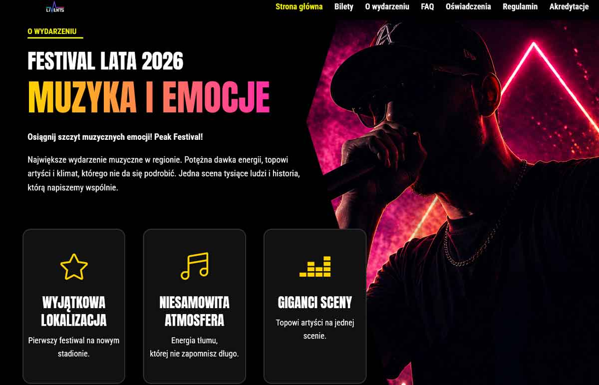 Peak Festival - archiwalna strona imprezy
