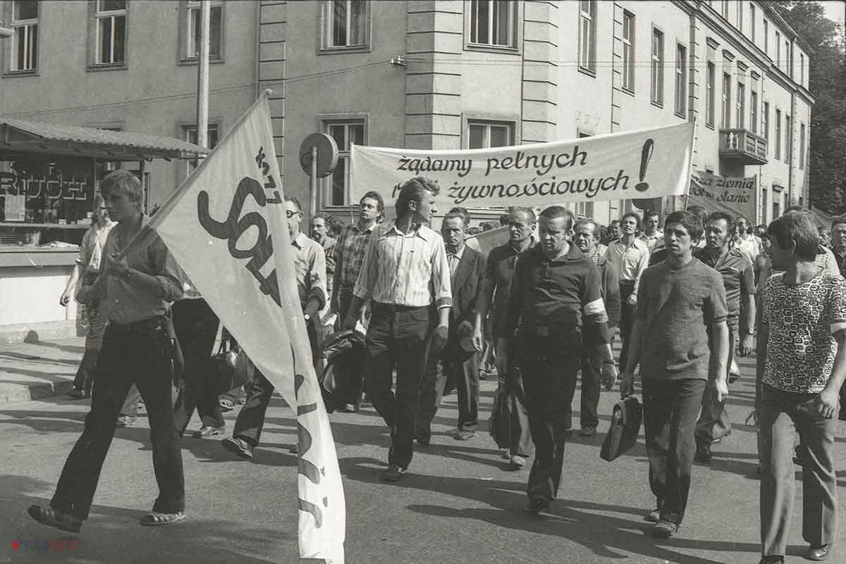 marsz głodowy nowy sącz 1981, ulica Jagiellońska