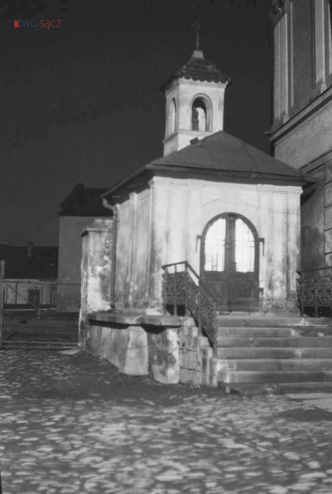 kapliczka szwedzka w latach pięćdziesiątych