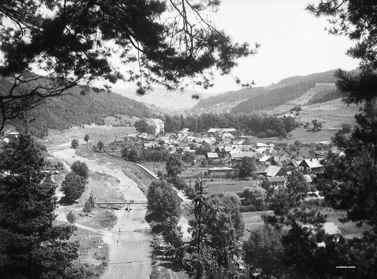 Muszyna widok ogólny lata 50/60