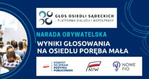 Poręba Mała po głosowaniu publicznym: mieszkańcy wybrali grillowisko i wspólną altanę Poręba Mała po głosowaniu publicznym - Głos Osiedli Sądeckich - grafika