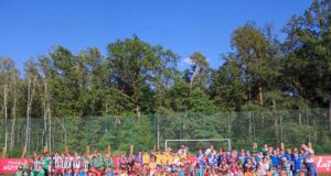 Reprezentacja Ośrodka Kibice Razem Sandecja Nowy Sącz na turnieju w Spale XIII Ogólnopolski Turniej Kibice Razem w Spale