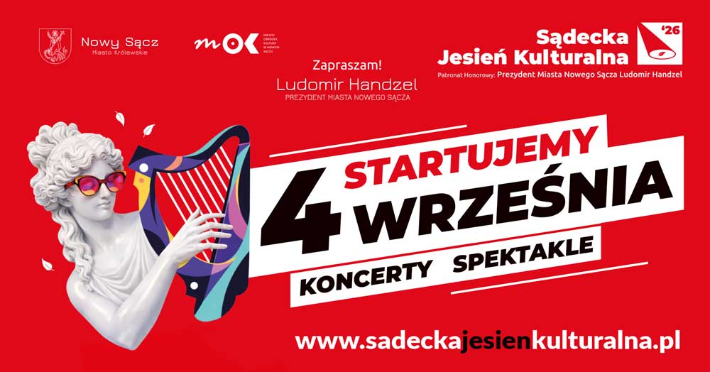 Sądecka Jesień Kulturalna startujemy - grafika