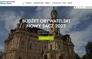 Coraz mniej mieszkańców chce brać udział w głosowaniu budżetu obywatelskiego wyniki gosowania budżetu obywatelskiego nowego sącza na 2027 - zrzut ekranu