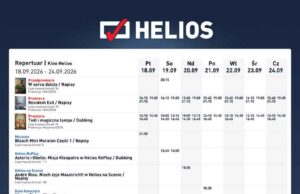 Repertuar kina Helios (do 24 września) Repertuar kina Helios w Nowym Sączu (do 24 września)