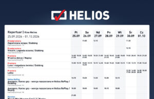 Repertuar kina Helios (do 1 października) Nowy Sacz Repertuar kina Helios (do 1 października)