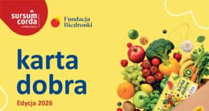 Nabór do programu „Karta Dobra 2026/2027″ – wsparcie zakupowe dla Seniorów Karta Dobra 2026/2027 - Stowarzyszenie Sursum Corda