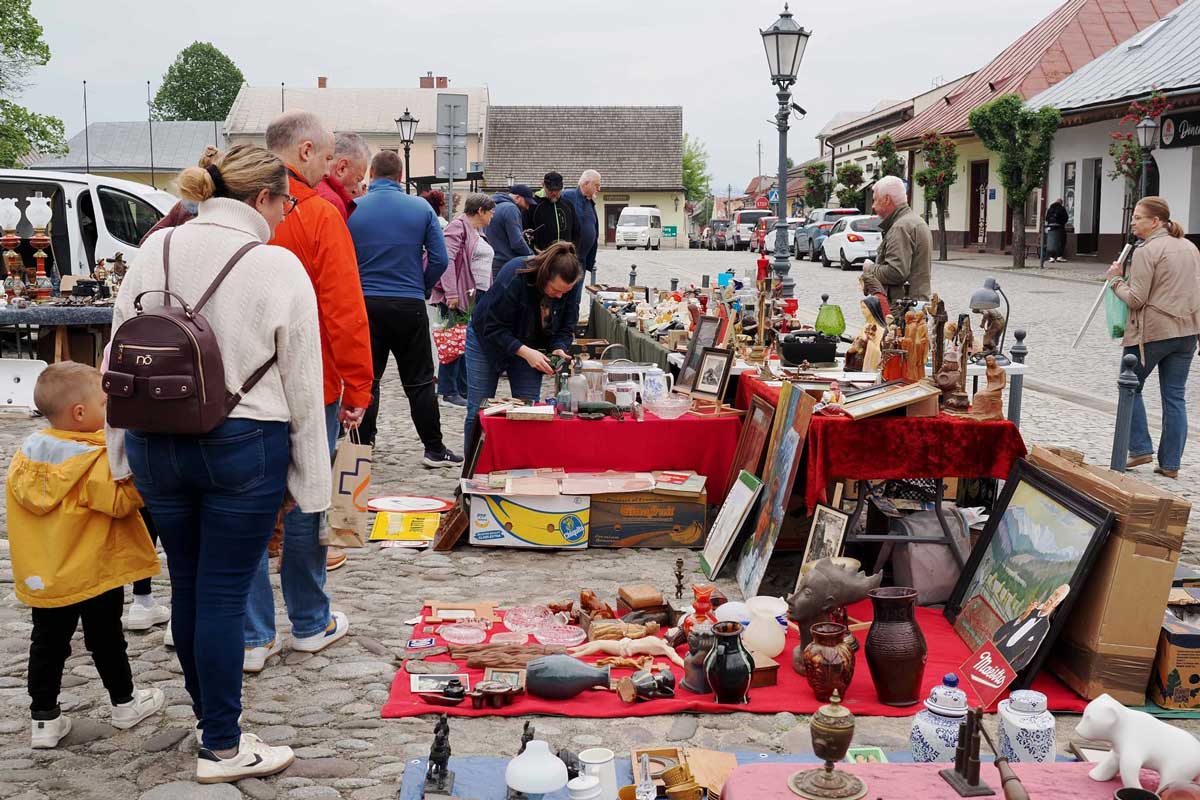 Stary Sącz, na retro jarmarku