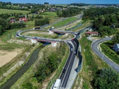 Odcinek Okocim Uszew rozpocznie się na rondzie w Okocimiu, które powstało jako część zachodniej obwodnicy Brzeska.