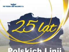 25 temu powstały Polskie Linie Kolejowe S.A. Spółka rozpoczęła swoją statutową działalność 1 października 2001 r. - grafika okolicznościowa
