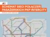 Schemat sieci połączeń pasażerskich PKP Intercity – rozkład jazdy 2026/2027