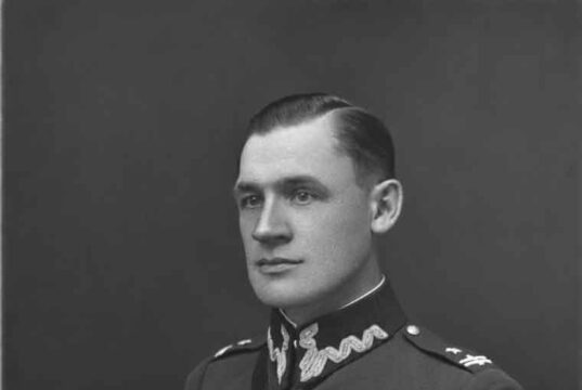 Major Józef Giza , dowódca 6. Baonu K.O.P. w Iwieńcu