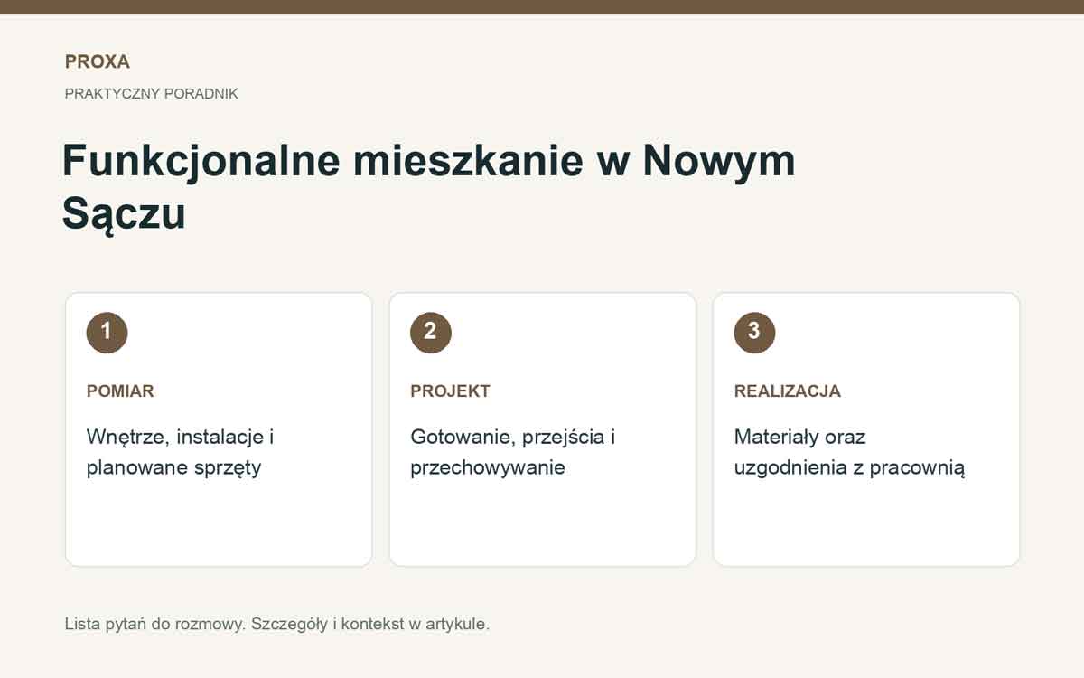 PROXA FURNITURE prowadzi własną stolarnię i przedstawia indywidualne projekty mebli - meble na wymiar Nowy Sącz