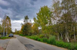 fragment ulicy Siedleckiego na osiedlu Zawada w Nowym Sączu