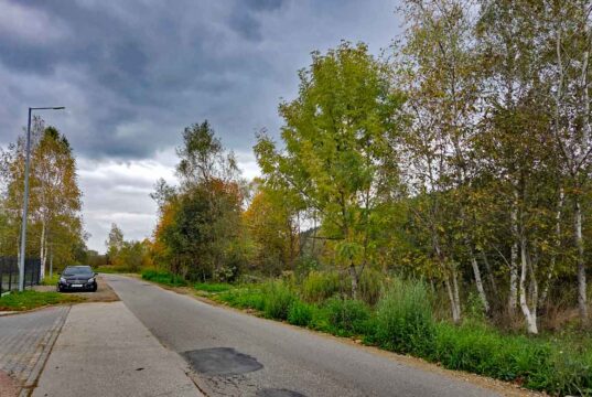 fragment ulicy Siedleckiego na osiedlu Zawada w Nowym Sączu