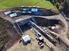 drążenie tunelu ewakuacyjnego - tarcza TBM Kinga - Wilkowisko